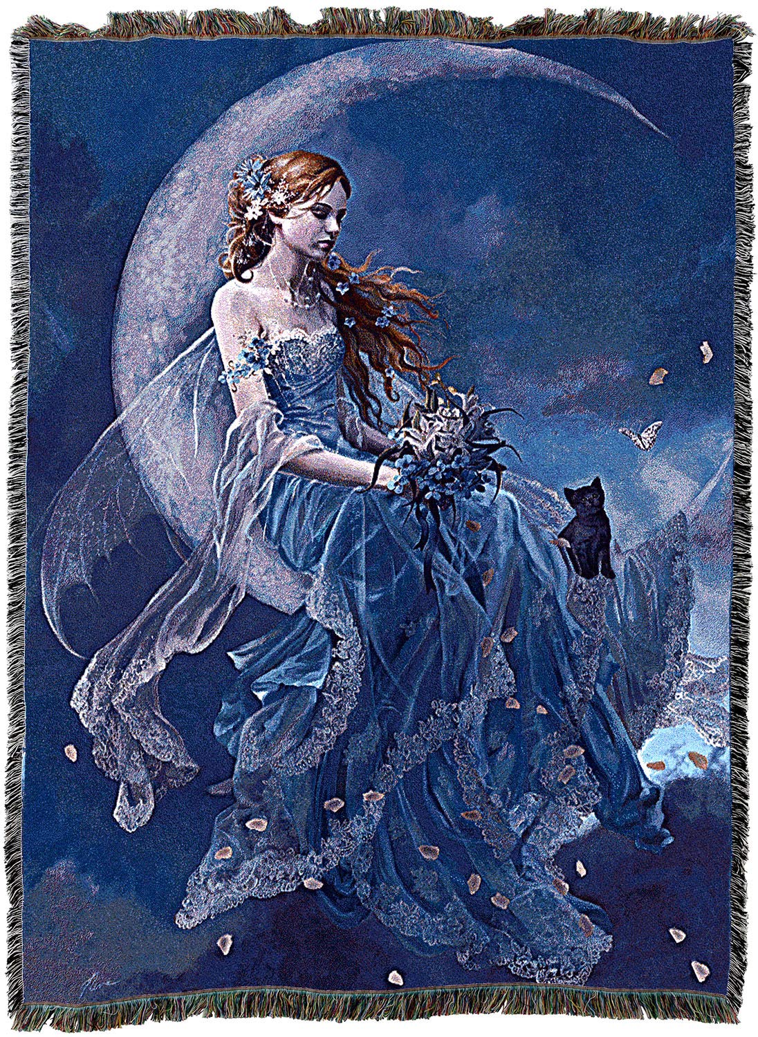 Wind Moon Fairy Tapestry Blanket Wind Moon Fairy Tapestry Blanket