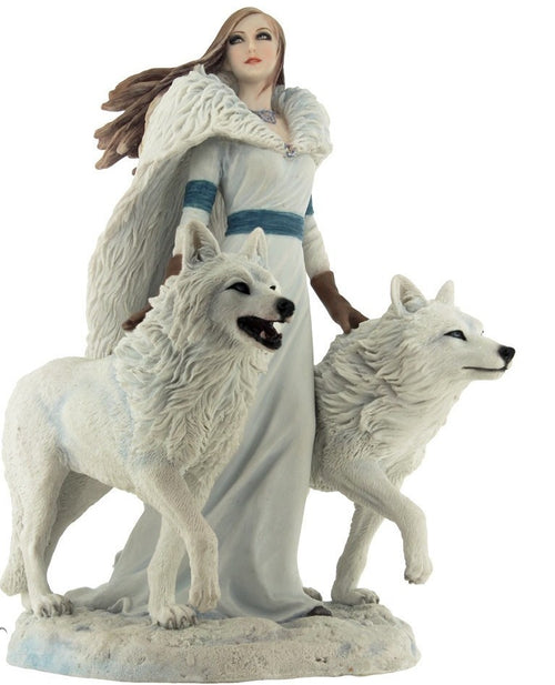 Lisa Parker Snow Kisses Wolf Dreamcatcher 60cm Lisa Parker Snow Kisses Wolf Dreamcatcher 60cm