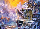 Winter Wolf Family Jigsaw Puzzle (1000 Pieces)