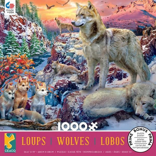 Winter Wolves Jigsaw Puzzle (1000 Pieces)