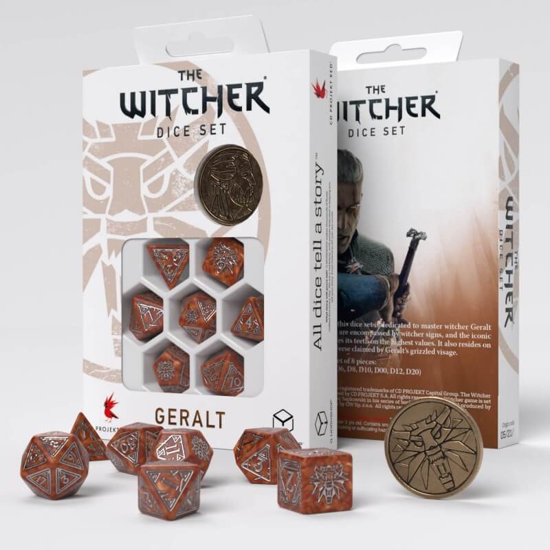 The Witcher - Geralt of Rivia Dice Set