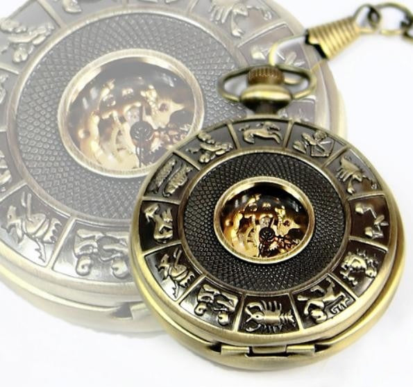 Zodiac Pocket Watch